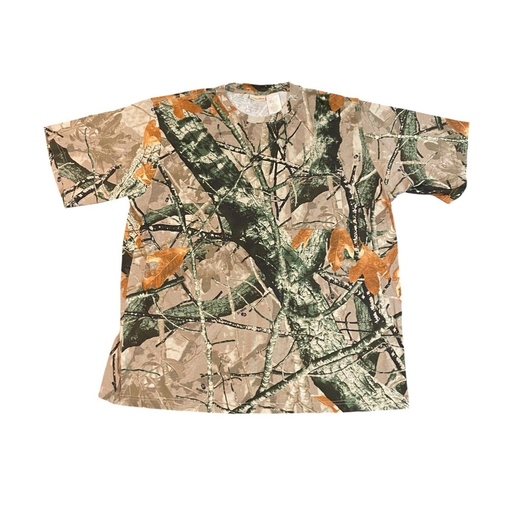Vintage Men’s Outfitters Ridge Real Tree Camo T-Shirt XL Skate Grunge Urban